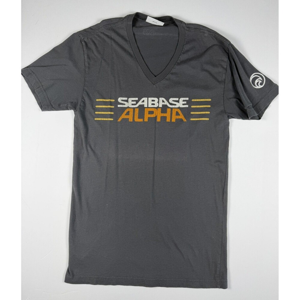 Disney Seabase Alpha Shirt Mens Small Gray D23 Official Fan Club Graphic Tee in